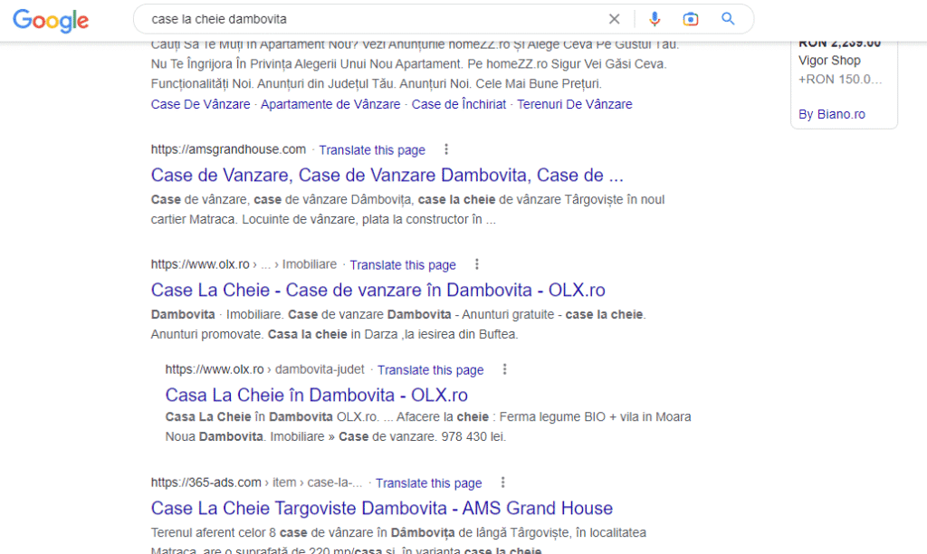 studiu de caz SEO Imobiliare