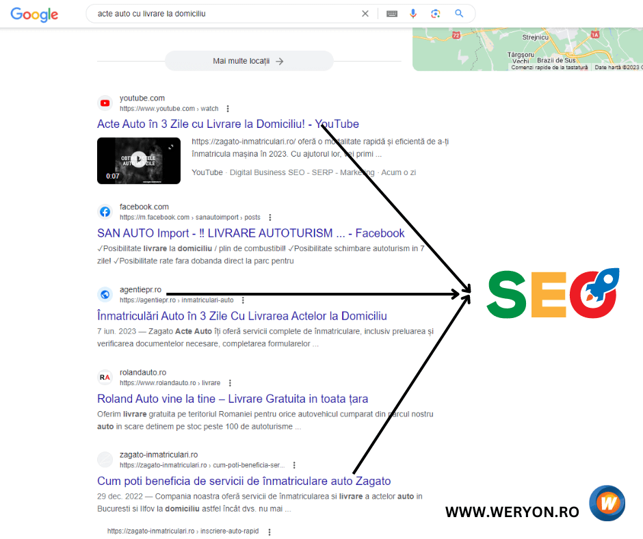 Rezultate SEO