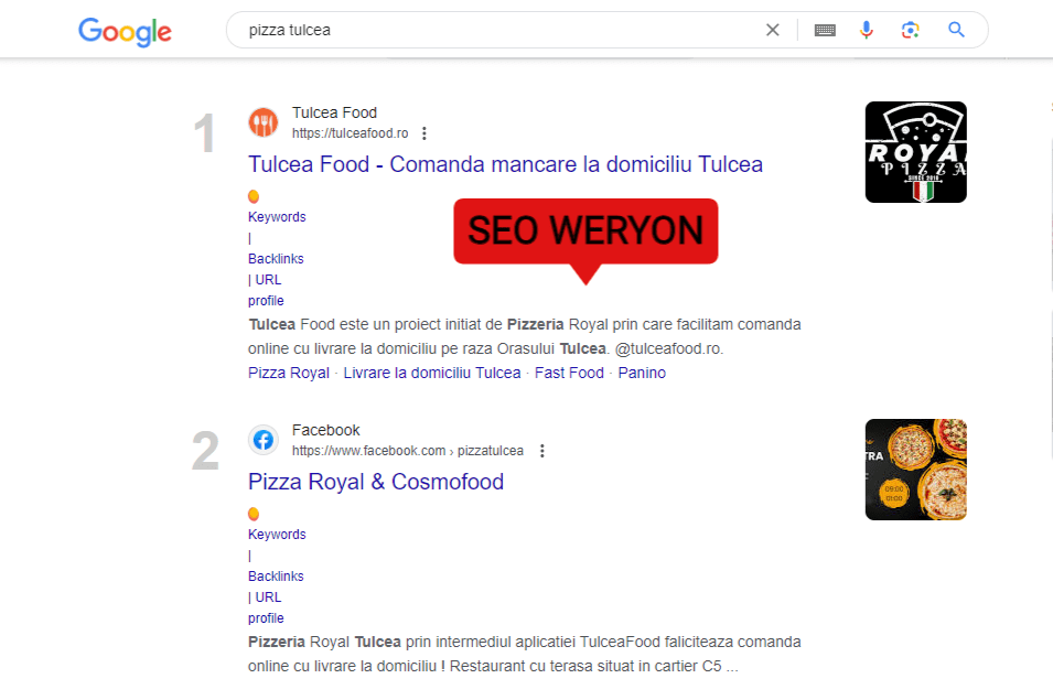 Rezultate Servicii SEO 