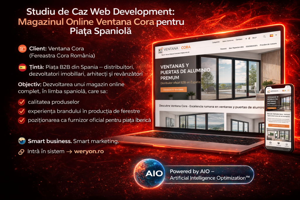 magazin online complet funcțional pentru Ventana Cora