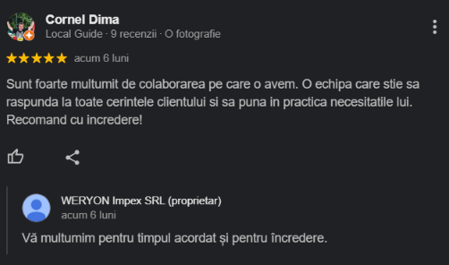 Nu Toți Clienții sunt Egali. Iată de ce cel Venit din Google Valorează de 10 ori Mai Mult. 7 RECENZIE WERYON PRIVIND SERVICILE SEO
