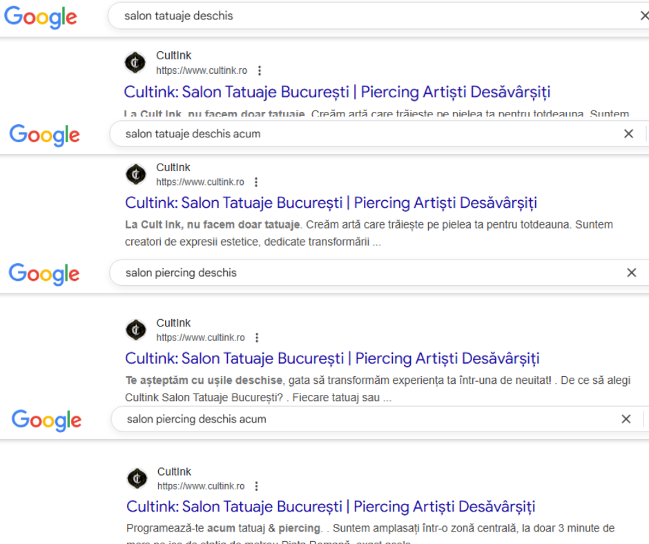 Extras Google Search