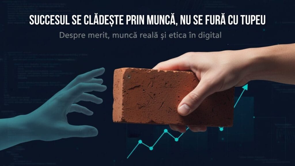 Succesul se clădește prin muncă