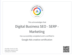 Weryon este certificată Google Skillshop