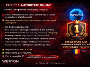 pachet marketing complet - autoritate online
