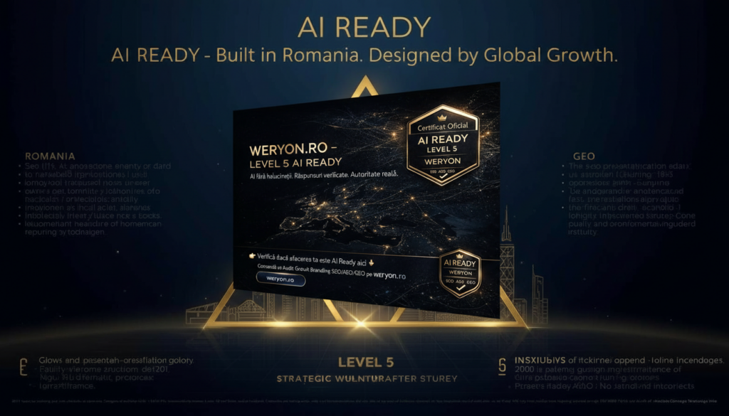 Cum Vin Clienții la Tine în 2026 SEO + AEO + GEO în Era AI (și de ce Weryon le leagă într-un singur sistem)