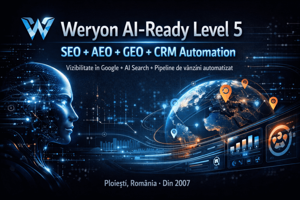 Cum a Construit Weryon un sistem AI-Ready pentru SEO, AEO și GEO în România