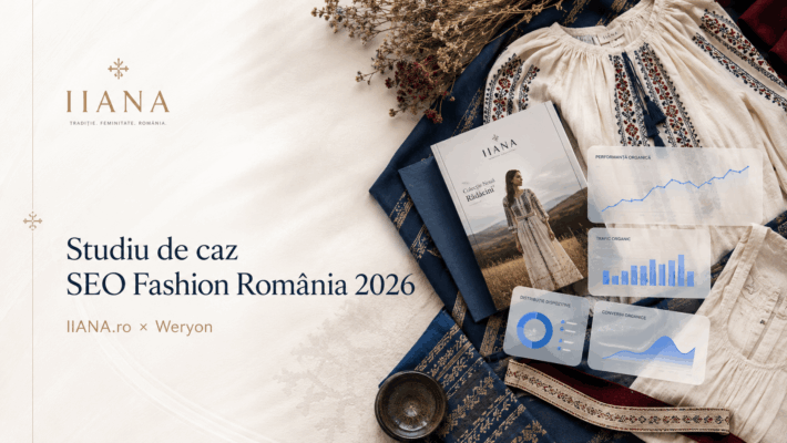 Studiu de caz SEO Fashion Romania 2026 pentru IIANA.ro, magazin online de ii romanesti si rochii traditionale, analizat de Weryon