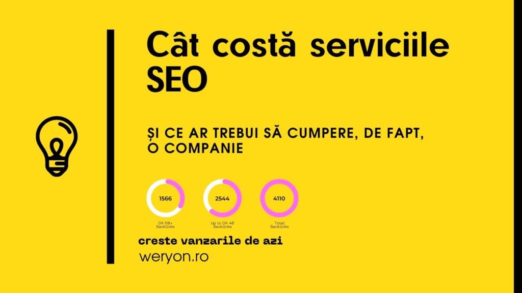 Cât costă serviciile SEO